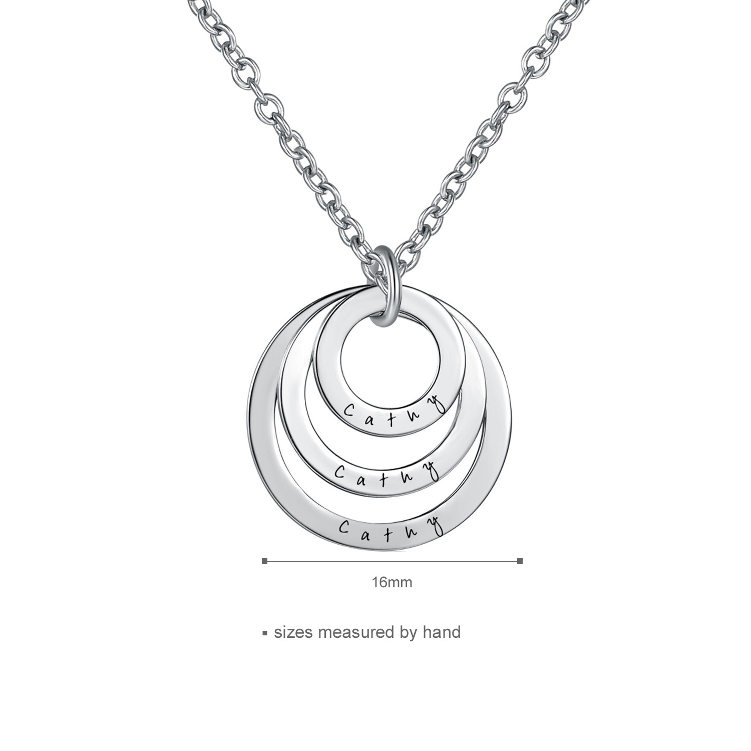  925 silver rhodium plating pendant necklace personalized necklace Stylish Jewelry Manufacturer