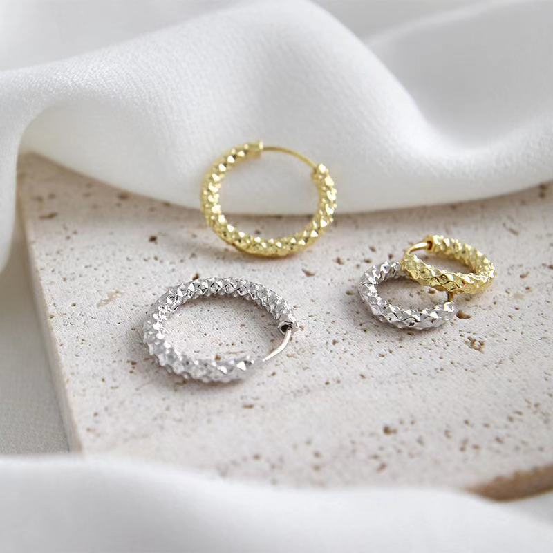Jewelry Manufacturer hoops silver hoop earrings scandinavian design earrings hot selling
