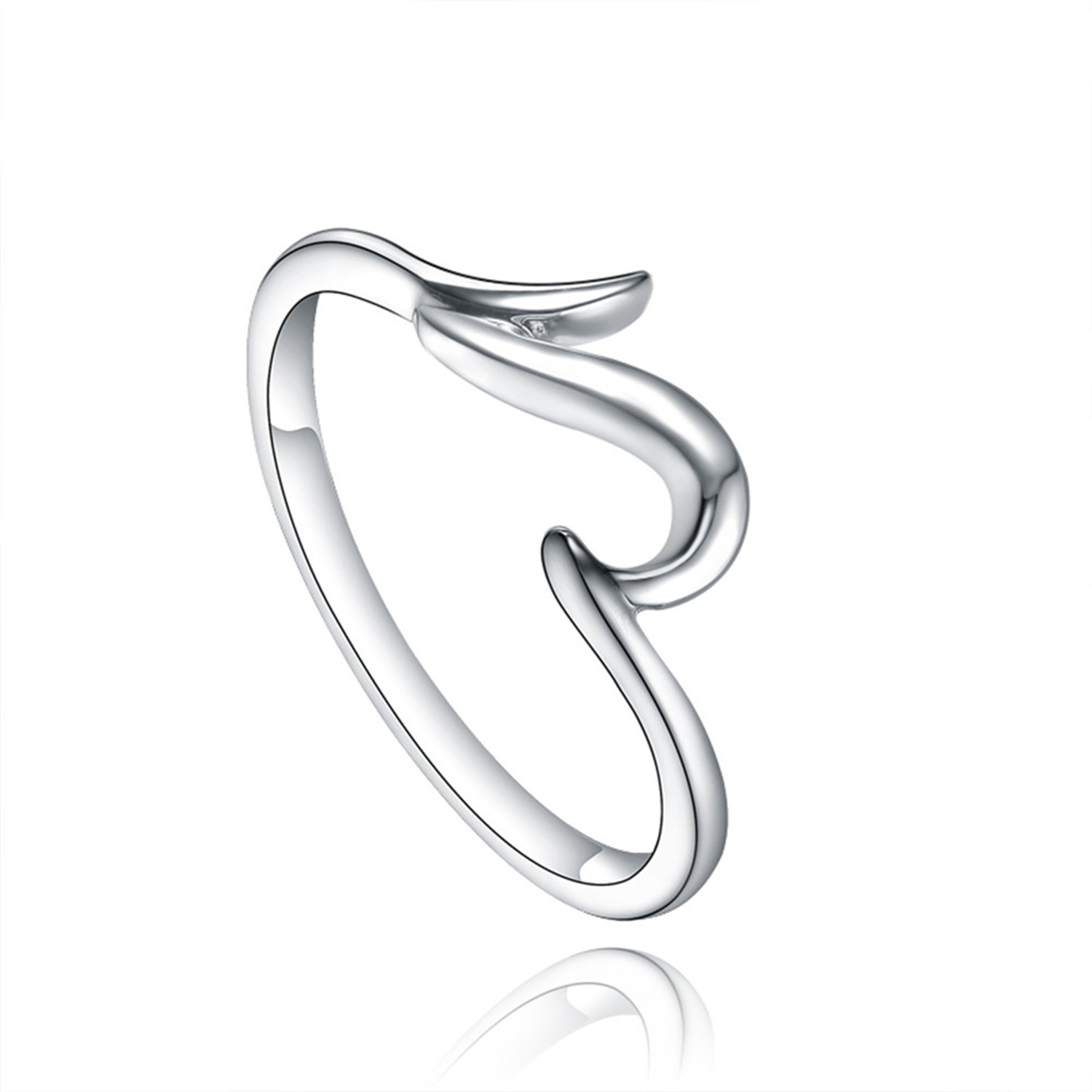 Simple Plain 925 Sterling Silver Women Hot Sale High Quality Jewelry