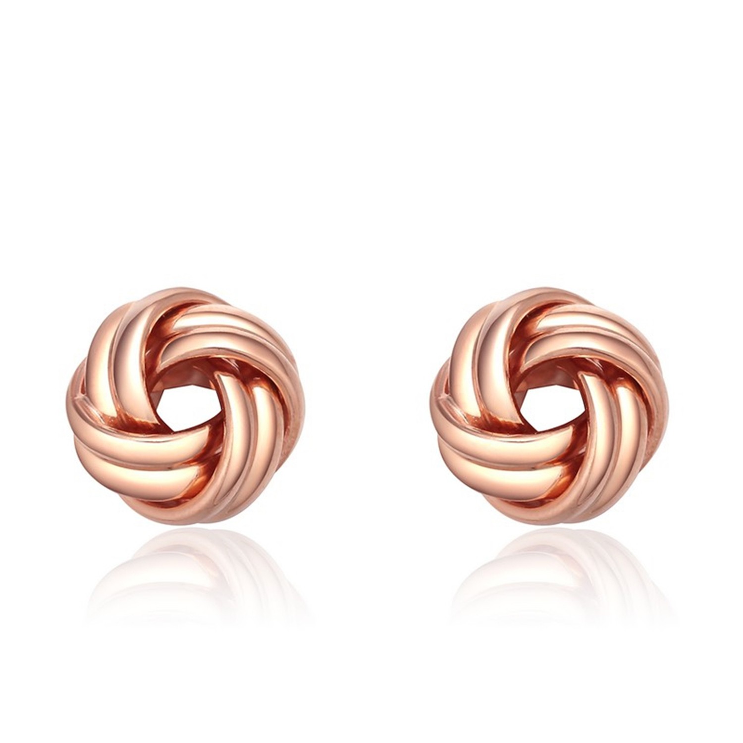Best Selling Minimalism Earring 925 Sterling Silver Rose Gold Plated Women Gift Earring Stud Jewelry