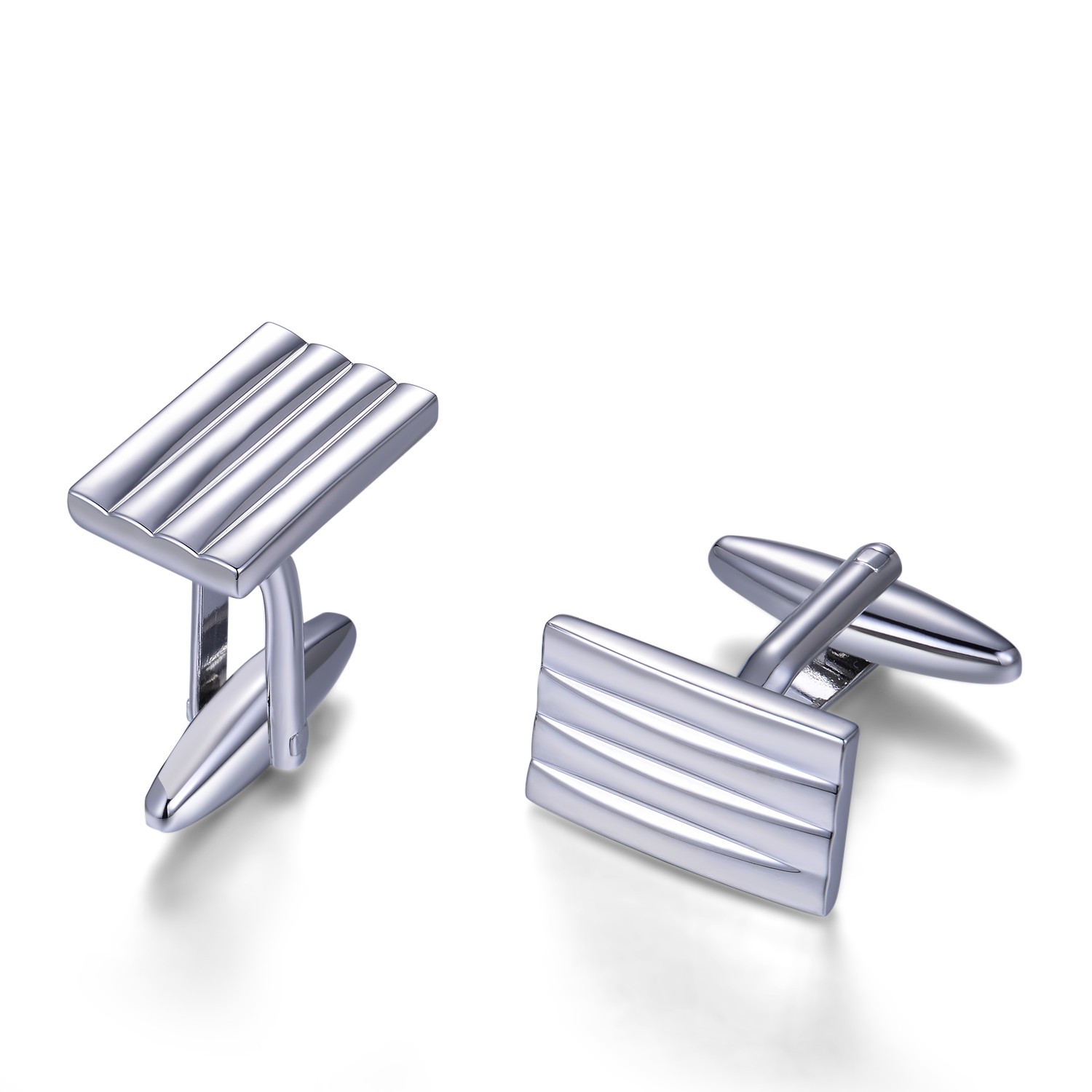 Blank Wholesale Simple Gift Cufflinks 925 Sterling Silver Brass For Mens