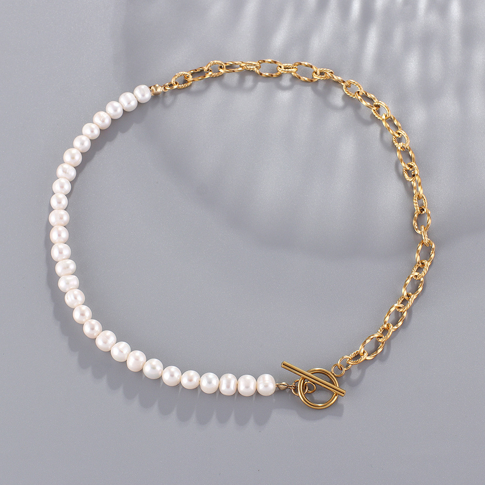 mens pearl necklace