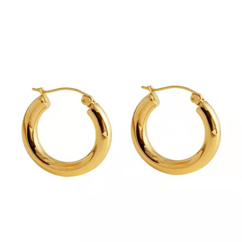 Brass Fashion Minimalist Earrings