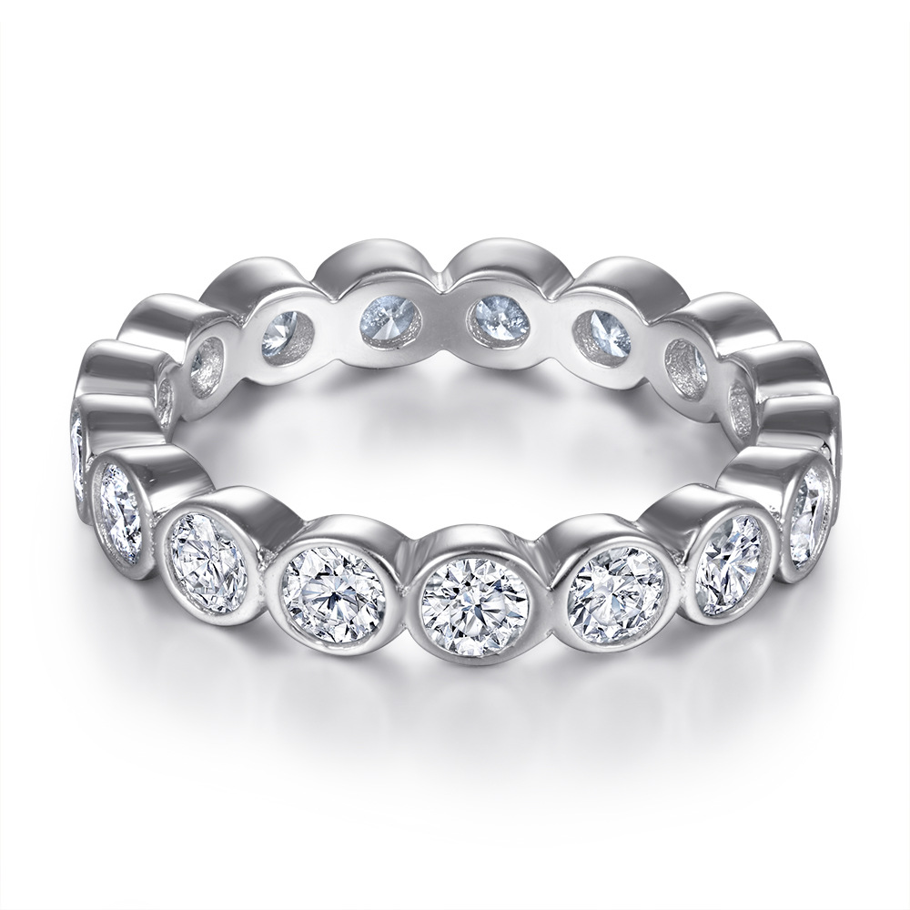 Simple Zircon Ring - Elegant Design, Charm at Fingertips