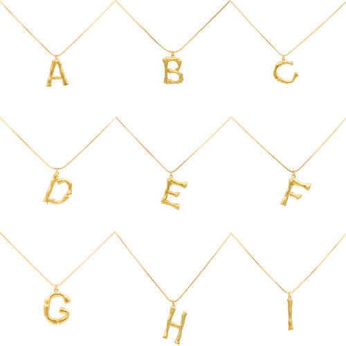 Alphabet jewelry, Letter Necklace and Letter Jewelry