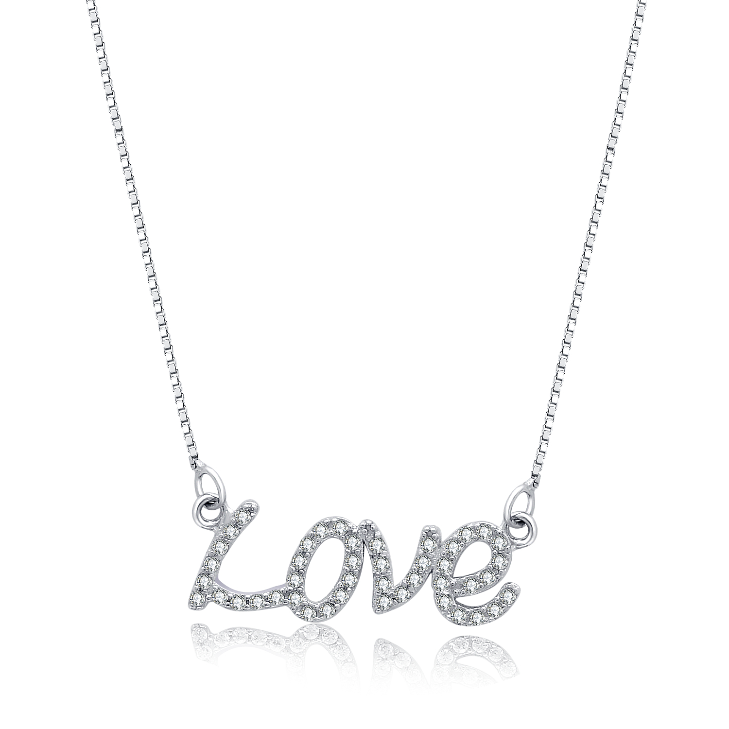 Personalzied Fashion 925 Silver Letter Necklace For Women For Her(图1)