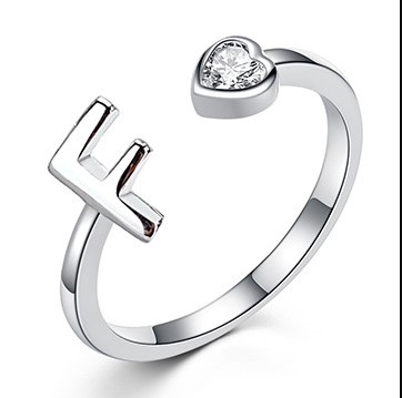  High Quality Adjustable Rings 925 Sterling Silver Rings Rhodium Plated Unisex Rings(图1)