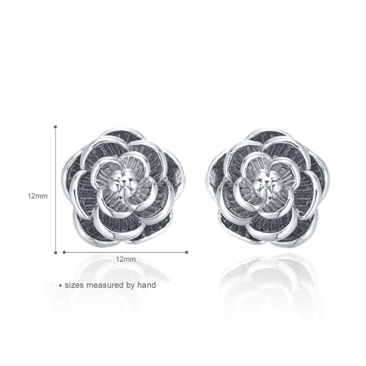 Custom Wholesale High-Grade Unique Designs 925 Silver Stud Earrings(图3)