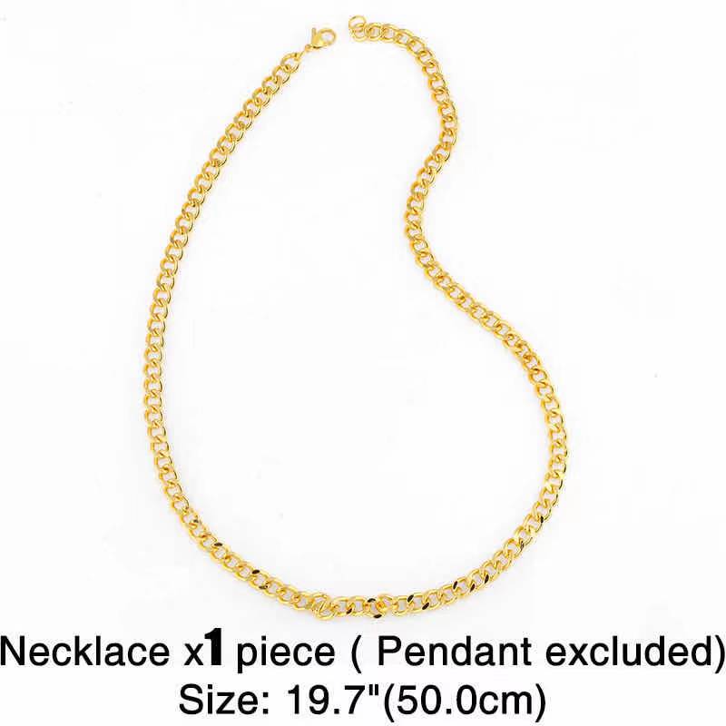 Classic And Simple Economical Trendy Gold Plated Men Chinese Mens Gold Chains Necklace(图7)