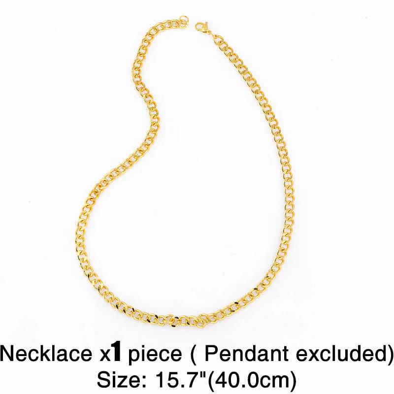 Classic And Simple Economical Trendy Gold Plated Men Chinese Mens Gold Chains Necklace(图6)