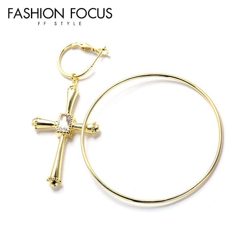 Fashion Trendy Earring Women Gift Detachable Earring Cubic Zirconia Brass 14K 18K Gold Plated Drop C(图6)