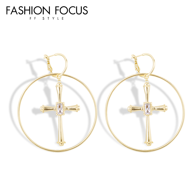 Fashion Trendy Earring Women Gift Detachable Earring Cubic Zirconia Brass 14K 18K Gold Plated Drop C(图5)