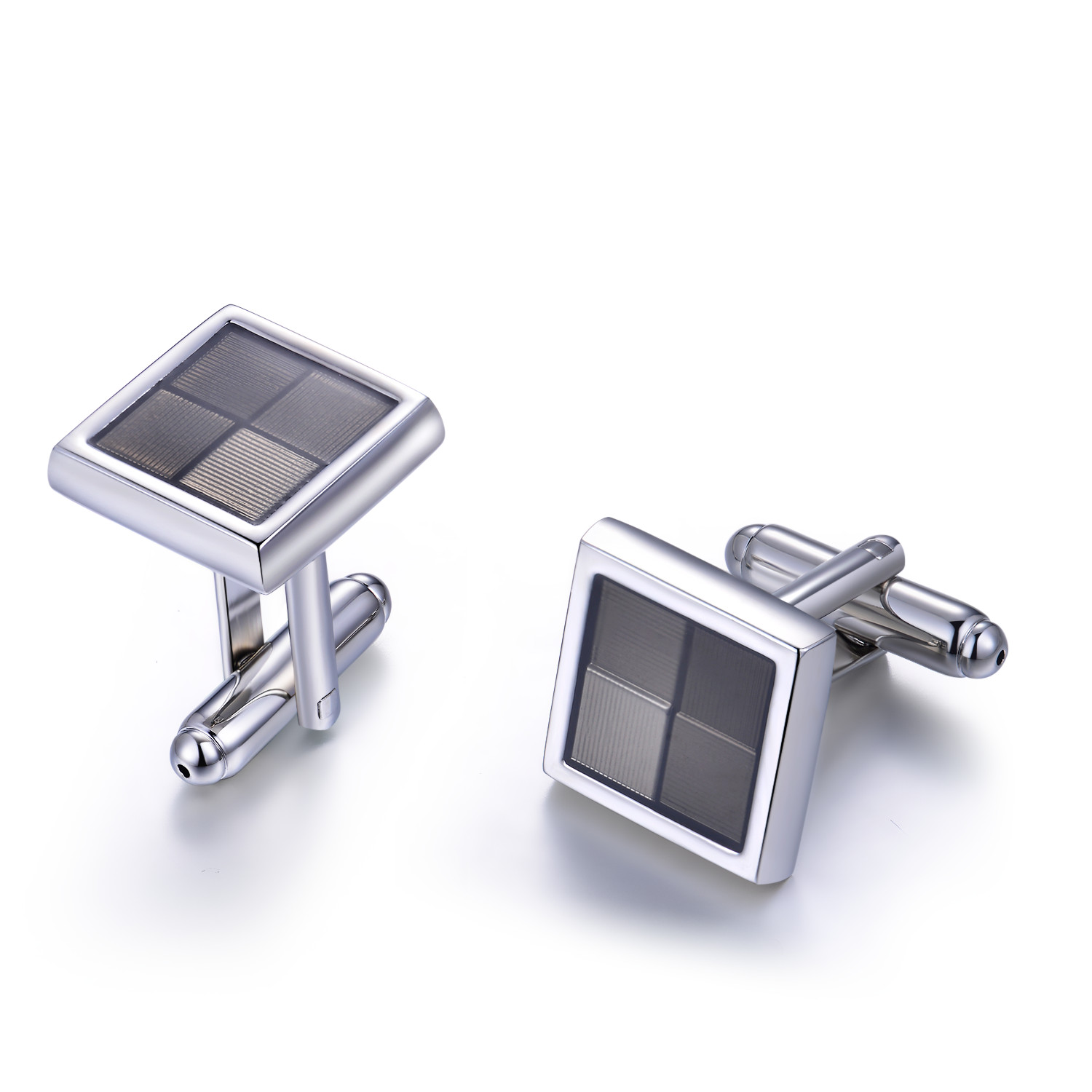 high quality cubic zirconia 925 sterling silver custom suit shirt cufflinks for men(图4)