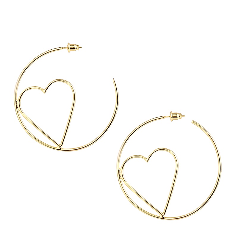 Most popular jewelry hoop earring 14k gold plated cooper fashionable earrings(图5)
