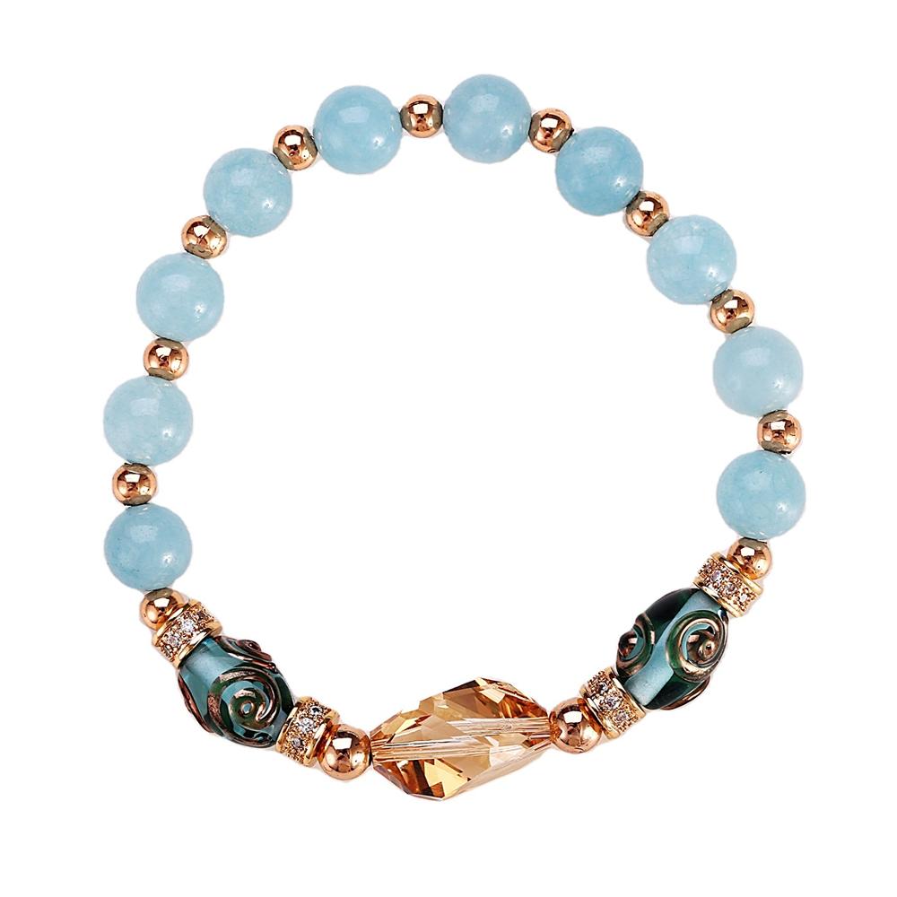Charm Blue Elegant Beads Bracelets Stone Jewelry Women Jewelry Hot Sale Fancy Good Quality (图4)