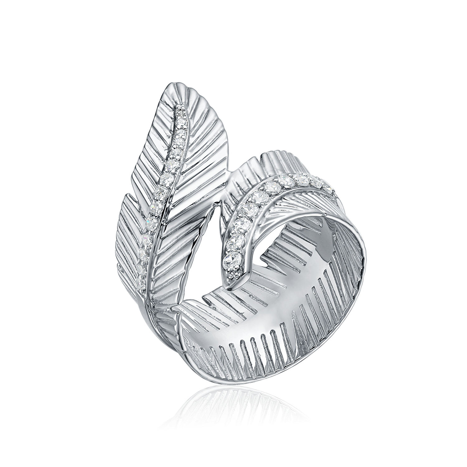 Hook Dangle Ring Necklace Valentine 925 Sterling Silver Jewelry Sets Hoop Earrings(图1)